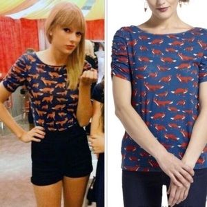 Anthropologie Fox Shirt